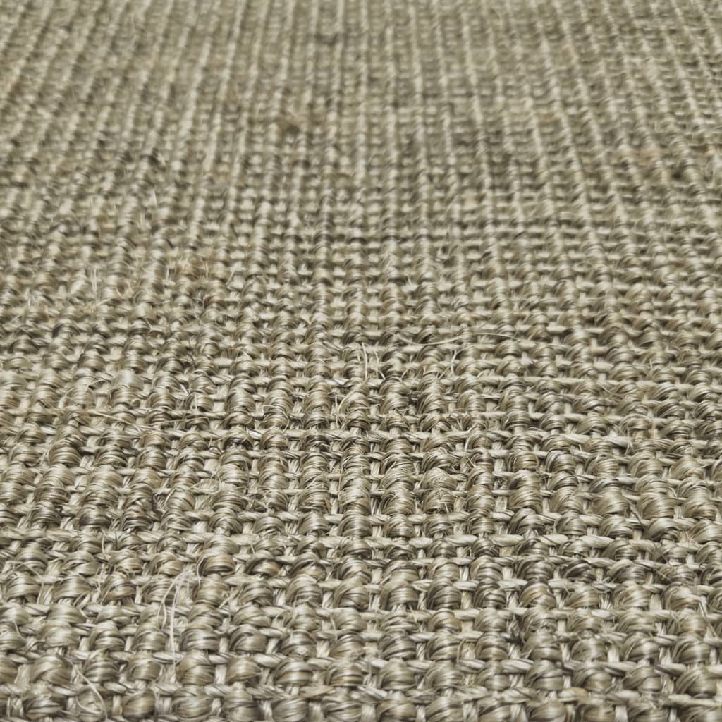 vidaXL Tappeto in Sisal per Tiragraffi Tortora 80x250 cm