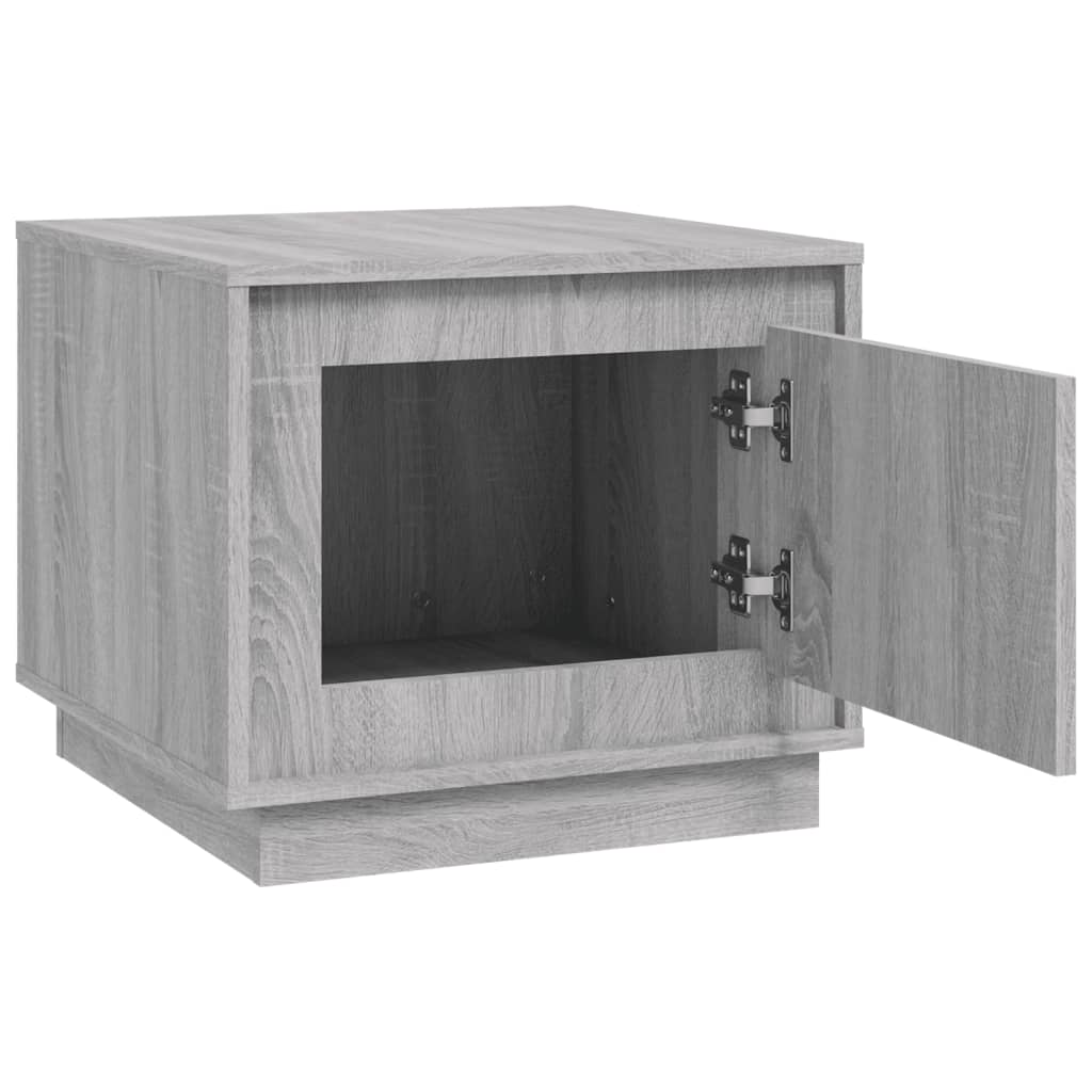 vidaXL Tavolino da Salotto Grigio Sonoma 51x50x44 cm Legno Multistrato