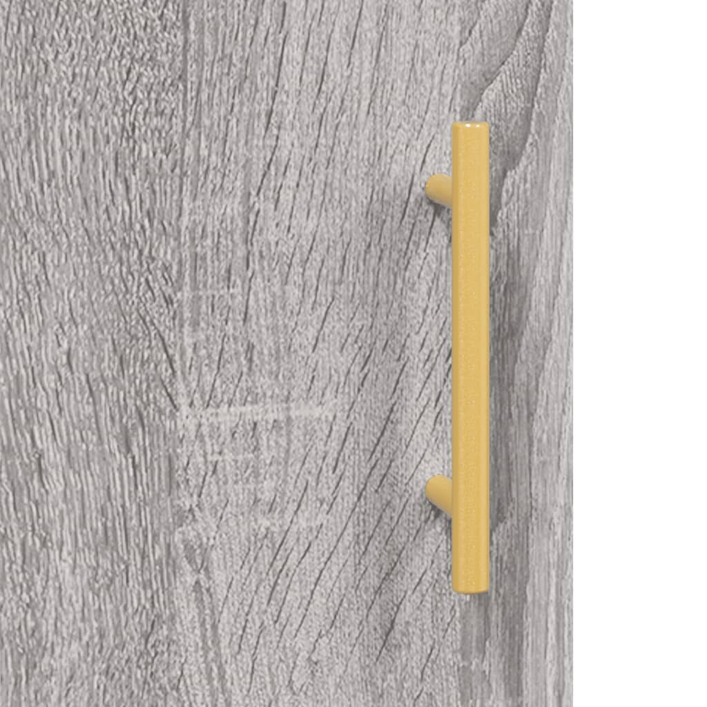 vidaXL Credenza Grigio Sonoma 69,5x31x115 cm in Legno Multistrato