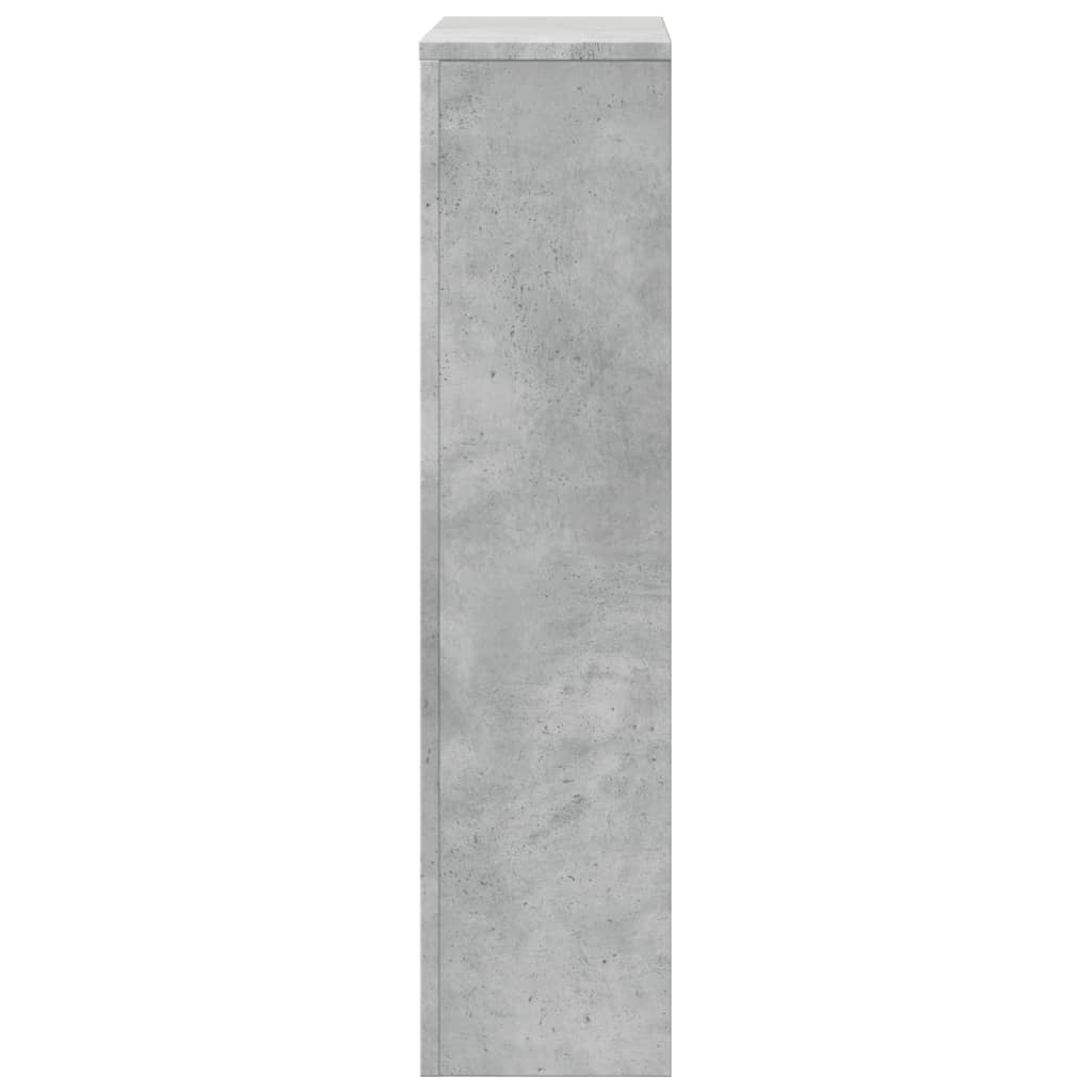 vidaXL Copertura Termosifone Grigio Cemento 78x20x82 Legno Multistrato