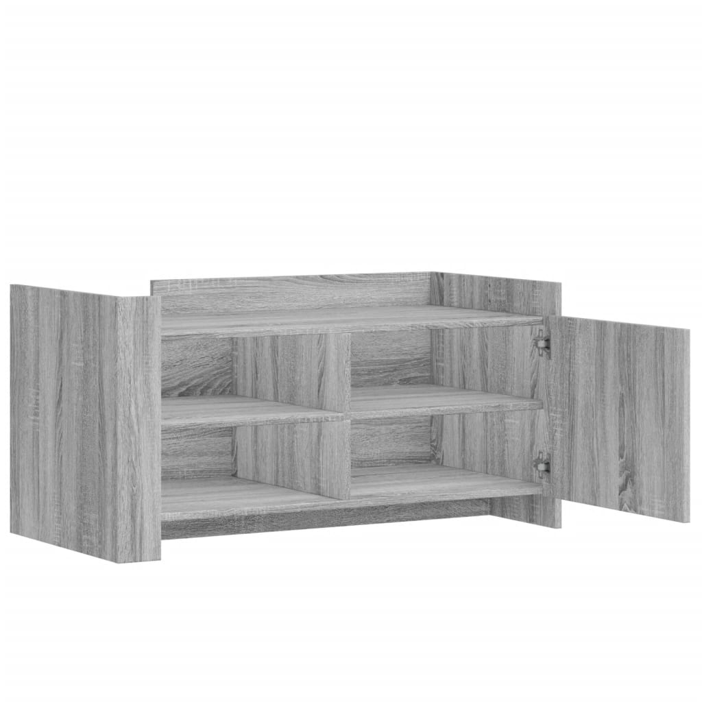 vidaXL Tavolino Salotto Grigio Sonoma 100x50x50 cm Legno Multistrato