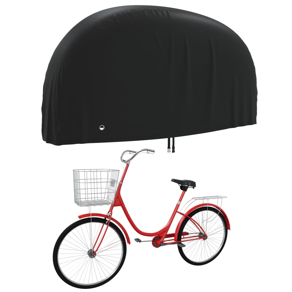 vidaXL Copertura per Bici Nera 200x70x110 cm 190T Oxford