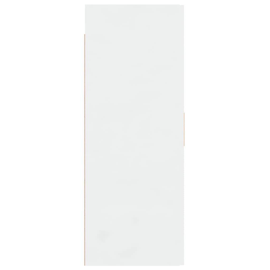 vidaXL Armadietto Pensile a Parete Bianco 69,5x34x90 cm