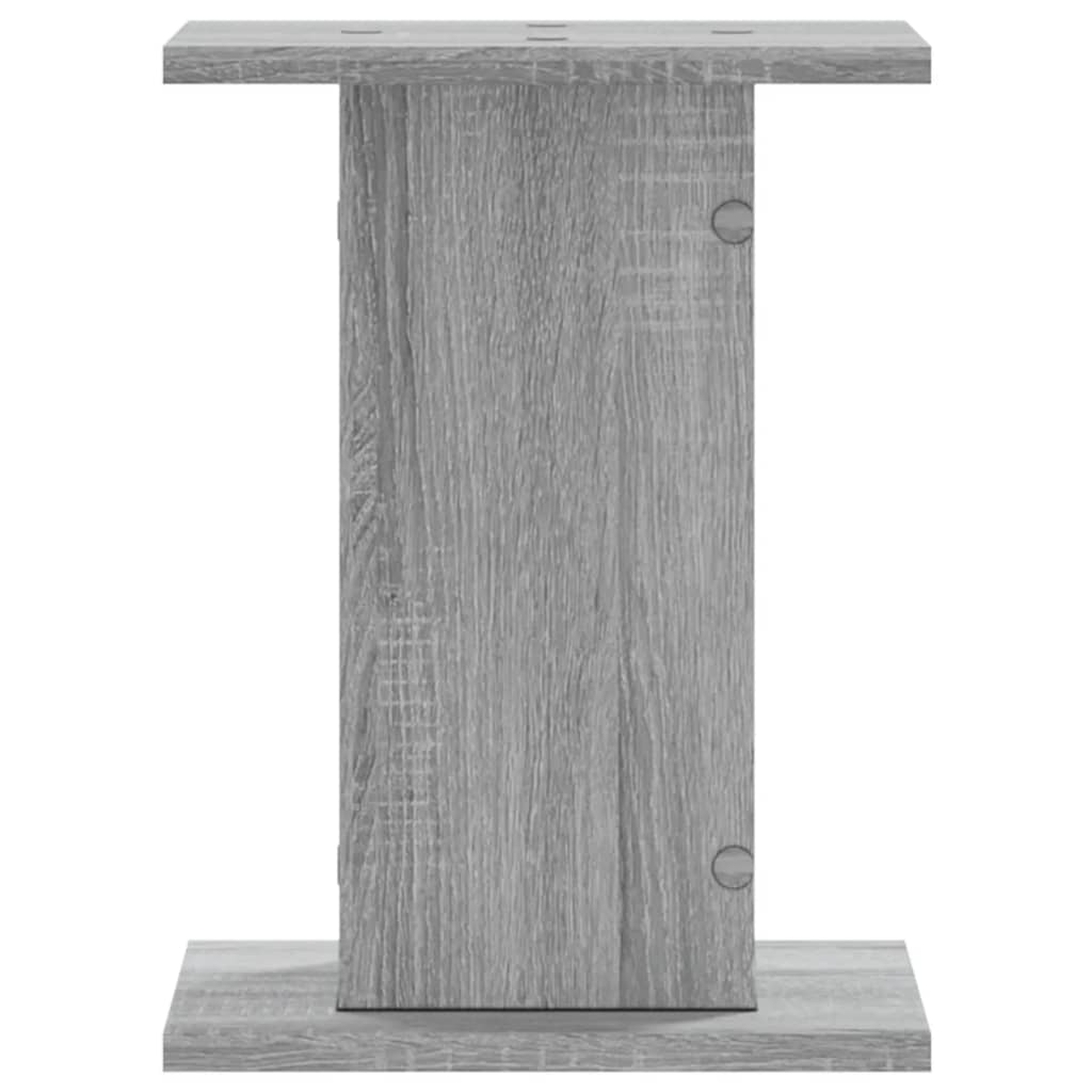 vidaXL Supporti per Piante 2 pz Grigio Sonoma 30x30x40cm in Truciolato