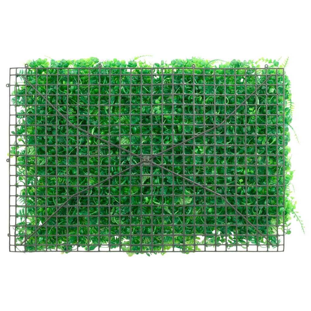  vidaXL Recinzione Foglie Felce Artificiali 6 pz Verde 40x60 cm