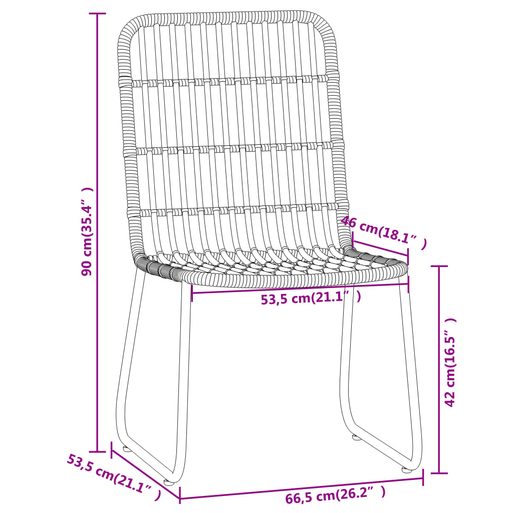 vidaXL Set Mobili da Pranzo per Giardino 5 pz Rovere