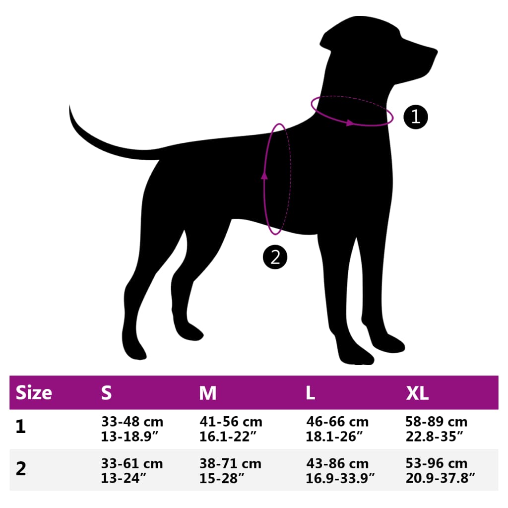 vidaXL Pettorina Cani Guinzaglio Collare Regolabile Marrone Mimetico L