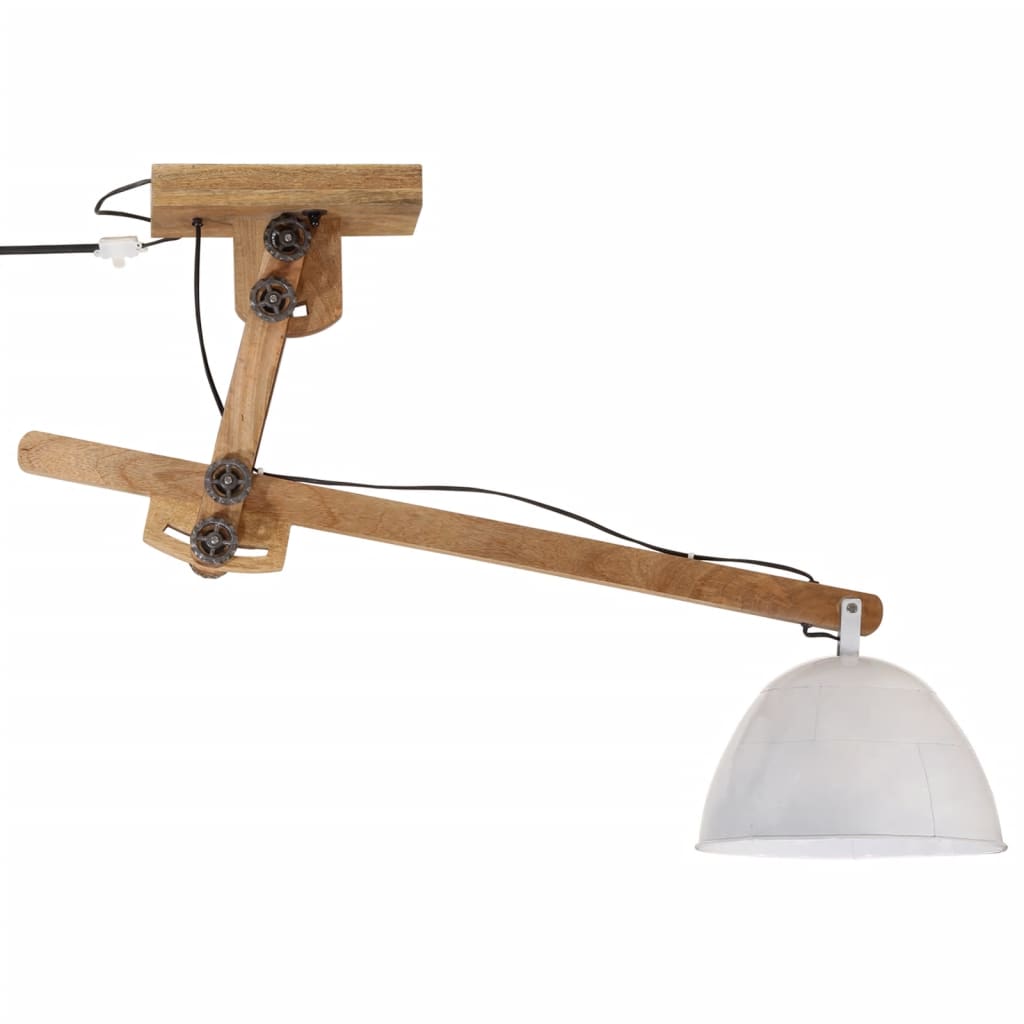 vidaXL Lampada da Soffitto 25 W Bianca 105x30x65-108cm E27