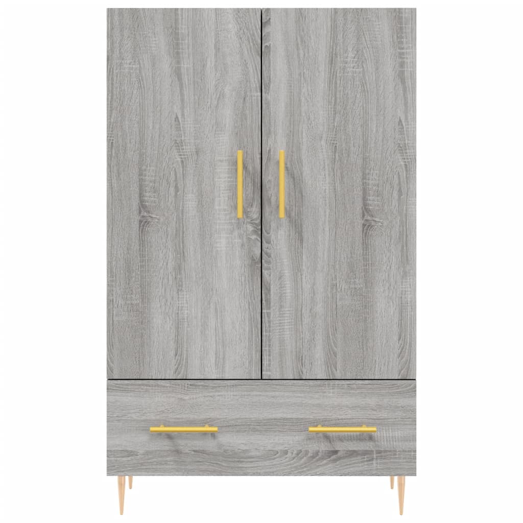 vidaXL Credenza Grigio Sonoma 69,5x31x115 cm in Legno Multistrato