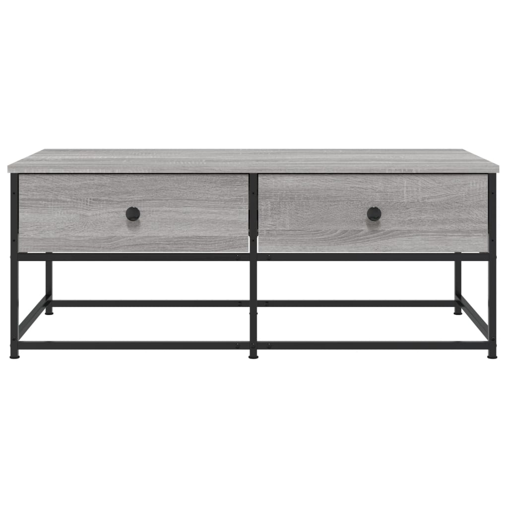 vidaXL Tavolino da Salotto Grigio Sonoma 100x51x40cm Legno Multistrato