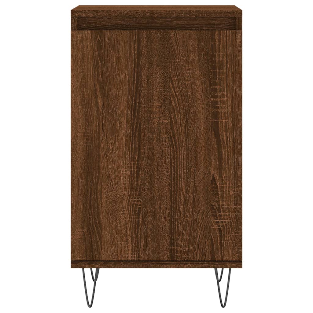 vidaXL Credenza Rovere Marrone 40x35x70 cm in Legno Multistrato