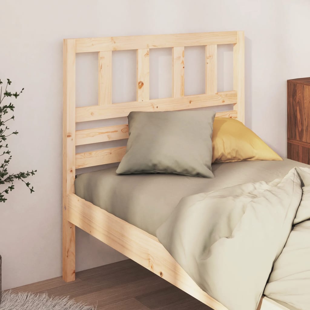 vidaXL Testiera per Letto 81x4x100 cm in Legno Massello di Pino