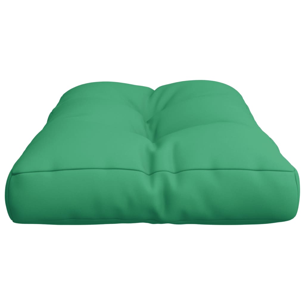 vidaXL Cuscino per Pallet Verde 80x40x12 cm in Tessuto