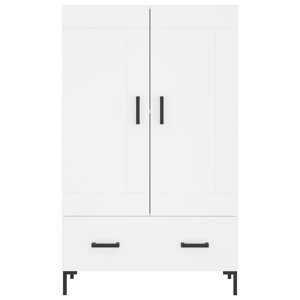 vidaXL Credenza Bianca 69,5x31x115 cm in Legno Multistrato