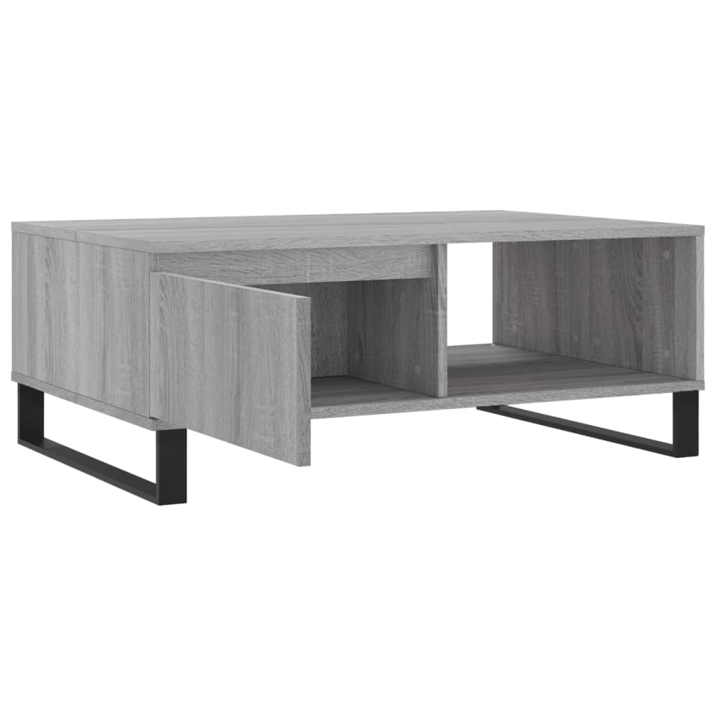 vidaXL Tavolino da Salotto Grigio Sonoma 90x60x35 cm Legno Multistrato