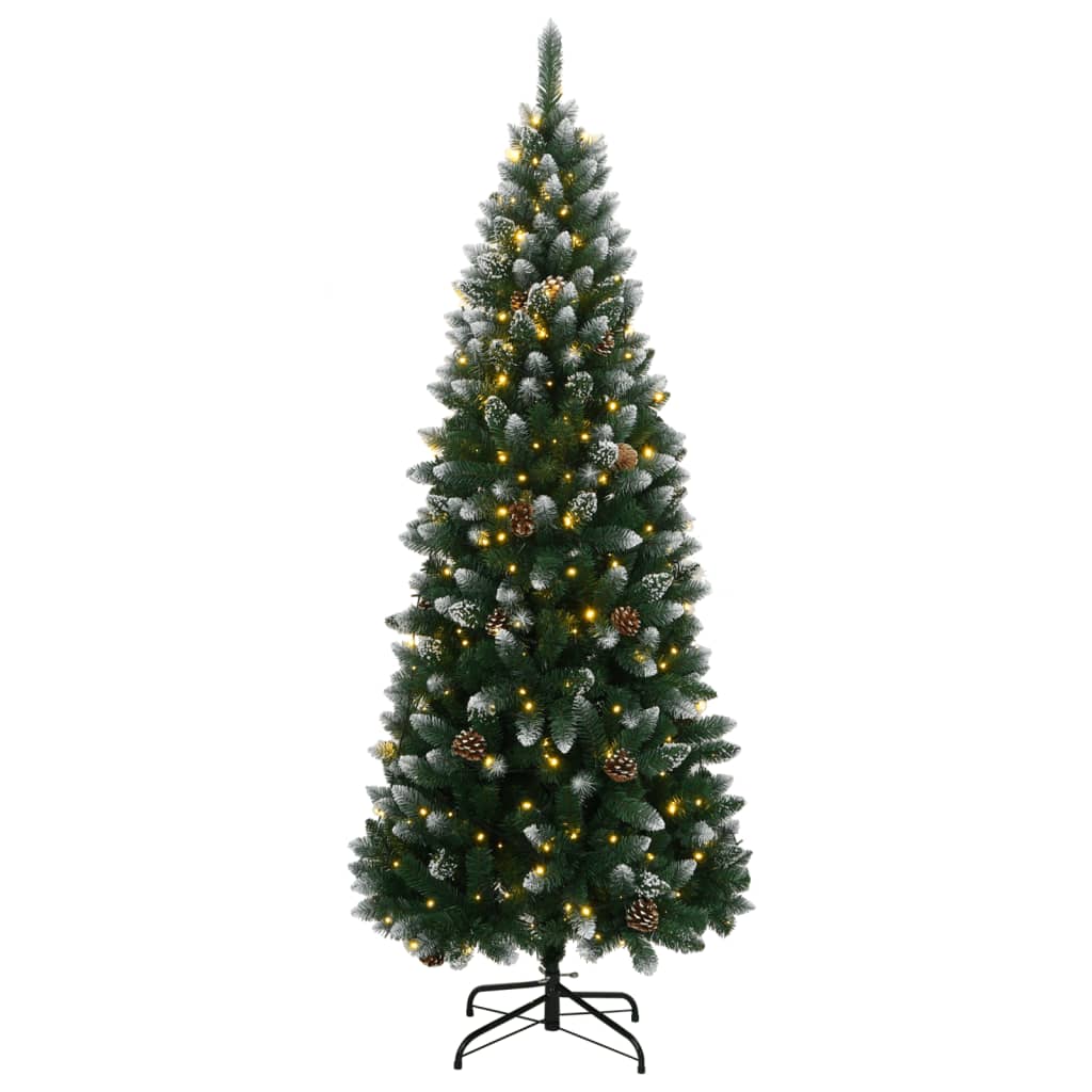 vidaXL Albero di Natale Artificiale con 150 LED 120 cm