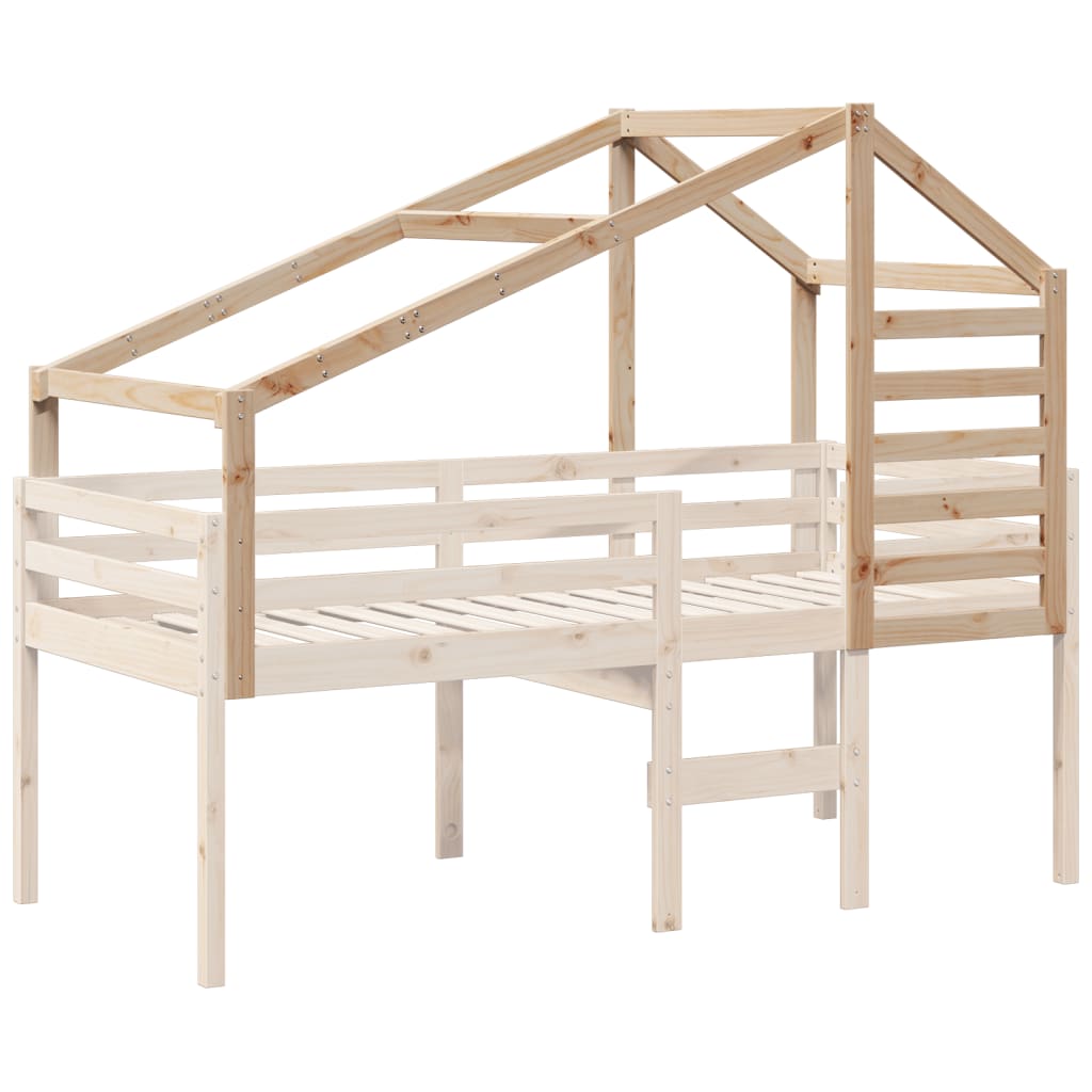 vidaXL Tetto per Letto Bambini 188x82x113 cm in Legno Massello di Pino