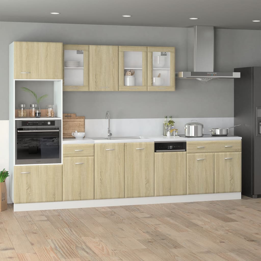 vidaXL Armadio Inferiore Rovere Sonoma 60x46x81,5 cm Legno Multistrato