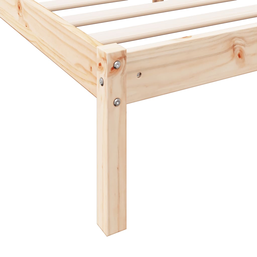 vidaXL Letto Extra Lungo senza Materasso 180x200 cm in Legno di Pino