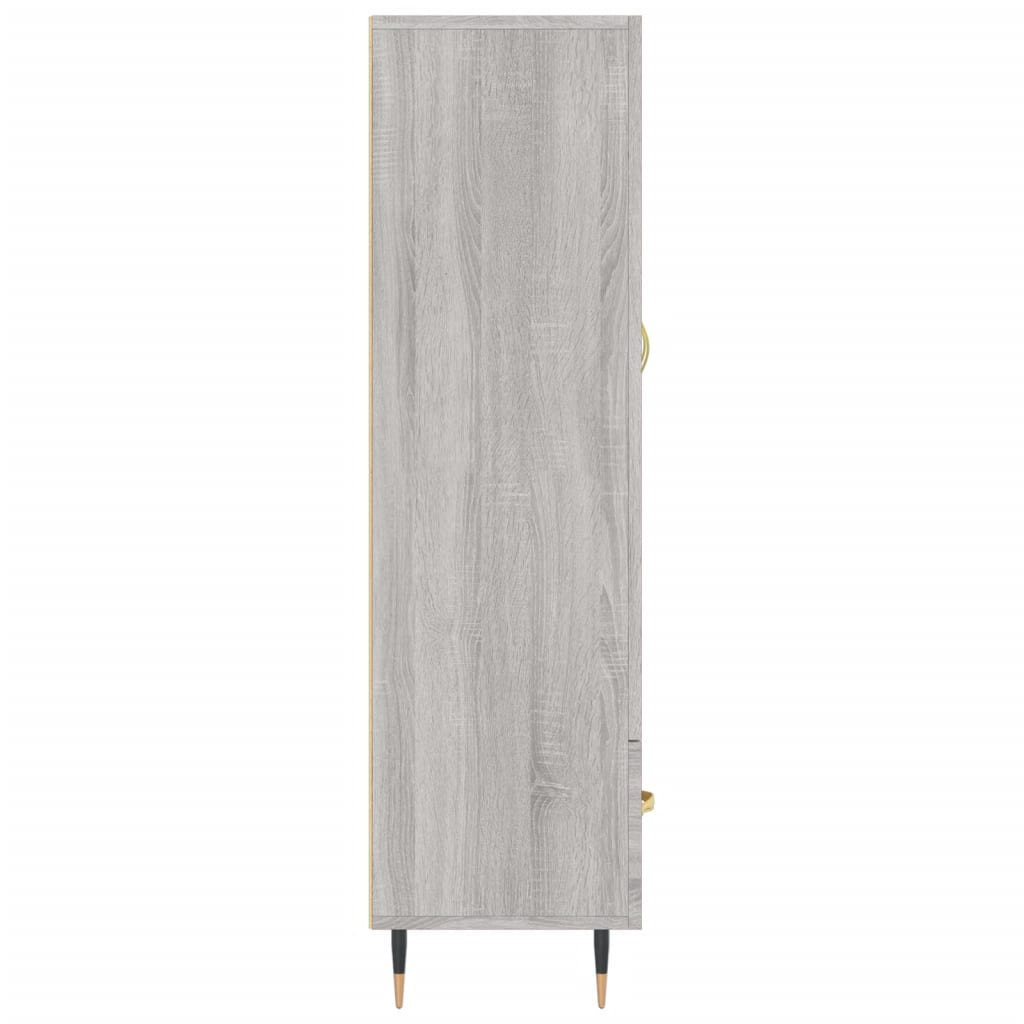 vidaXL Credenza Grigio Sonoma 69,5x31x115 cm in Legno Multistrato