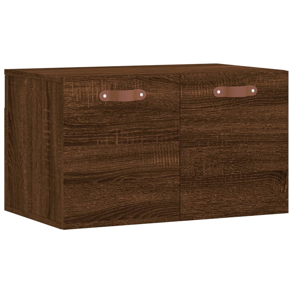 vidaXL Mobile a Parete Rovere Marrone 60x36,5x35 cm Legno Multistrato