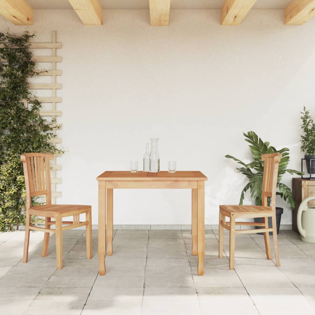 vidaXL Set da Pranzo per Giardino 3 pz in Legno Massello di Teak