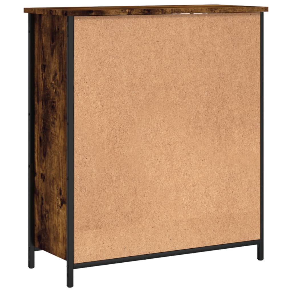 vidaXL Credenza Rovere Fumo 70x30x80 cm in Legno Multistrato