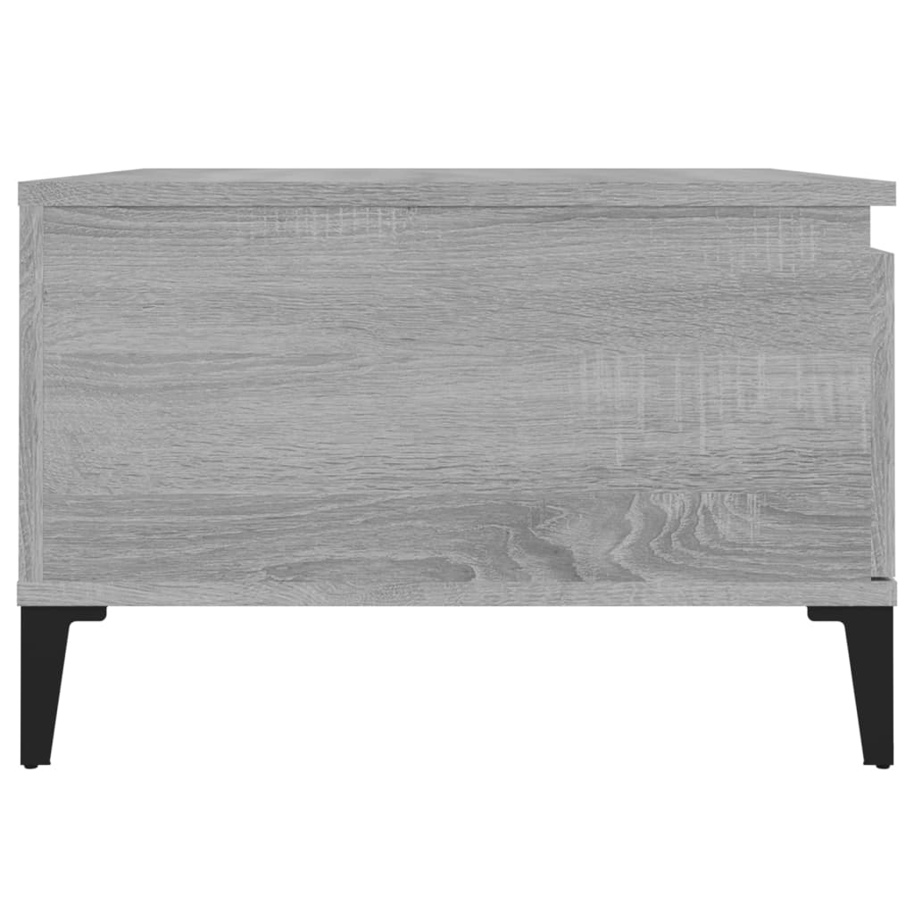 vidaXL Tavolino Salotto Grigio Sonoma 55x55x36,5 cm Legno Multistrato