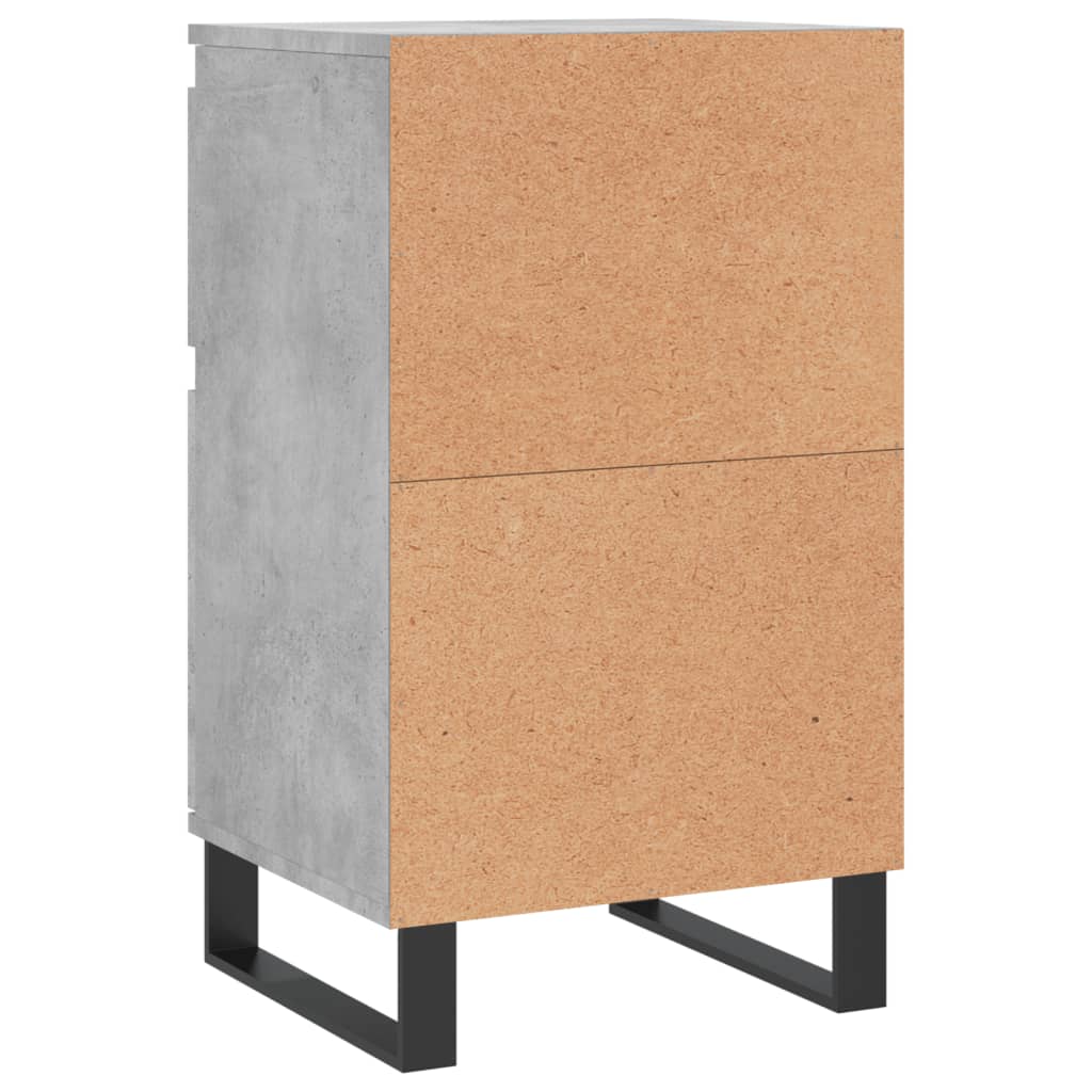 vidaXL Credenza Grigio Cemento 40x35x70 cm in Legno Multistrato