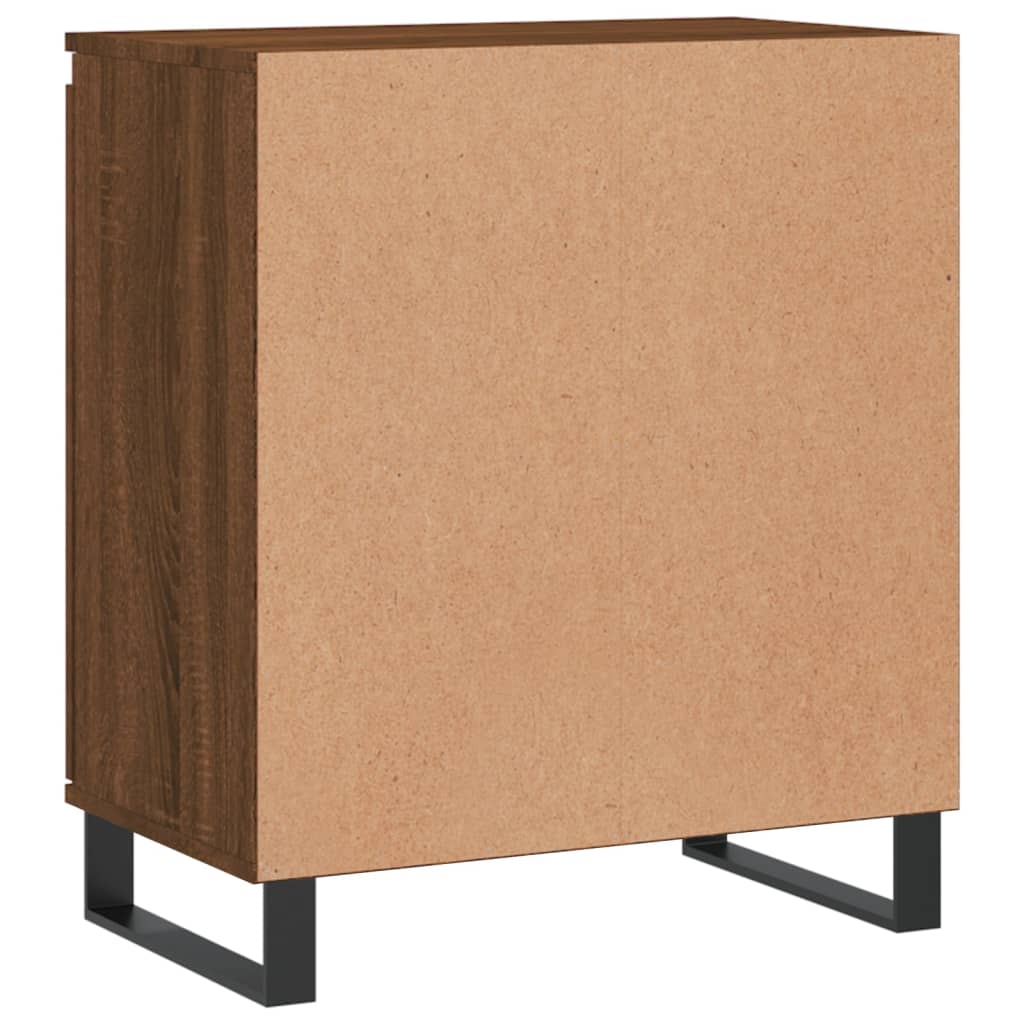 vidaXL Credenza Rovere Marrone 60x35x70 cm in Legno Multistrato