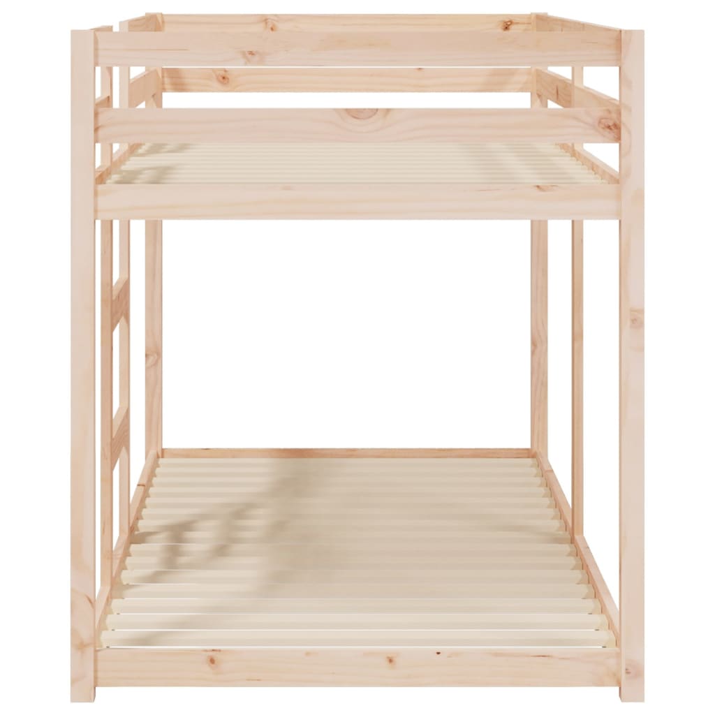 vidaXL Letto a Castello senza Materasso 90x190 cm Legno di Pino