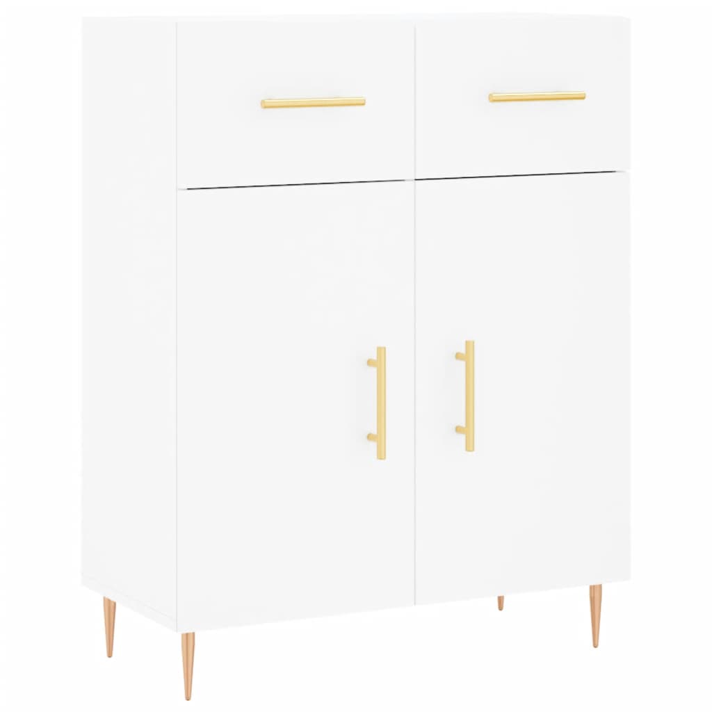 vidaXL Credenza Bianca 69,5x34x90 cm in Legno Multistrato