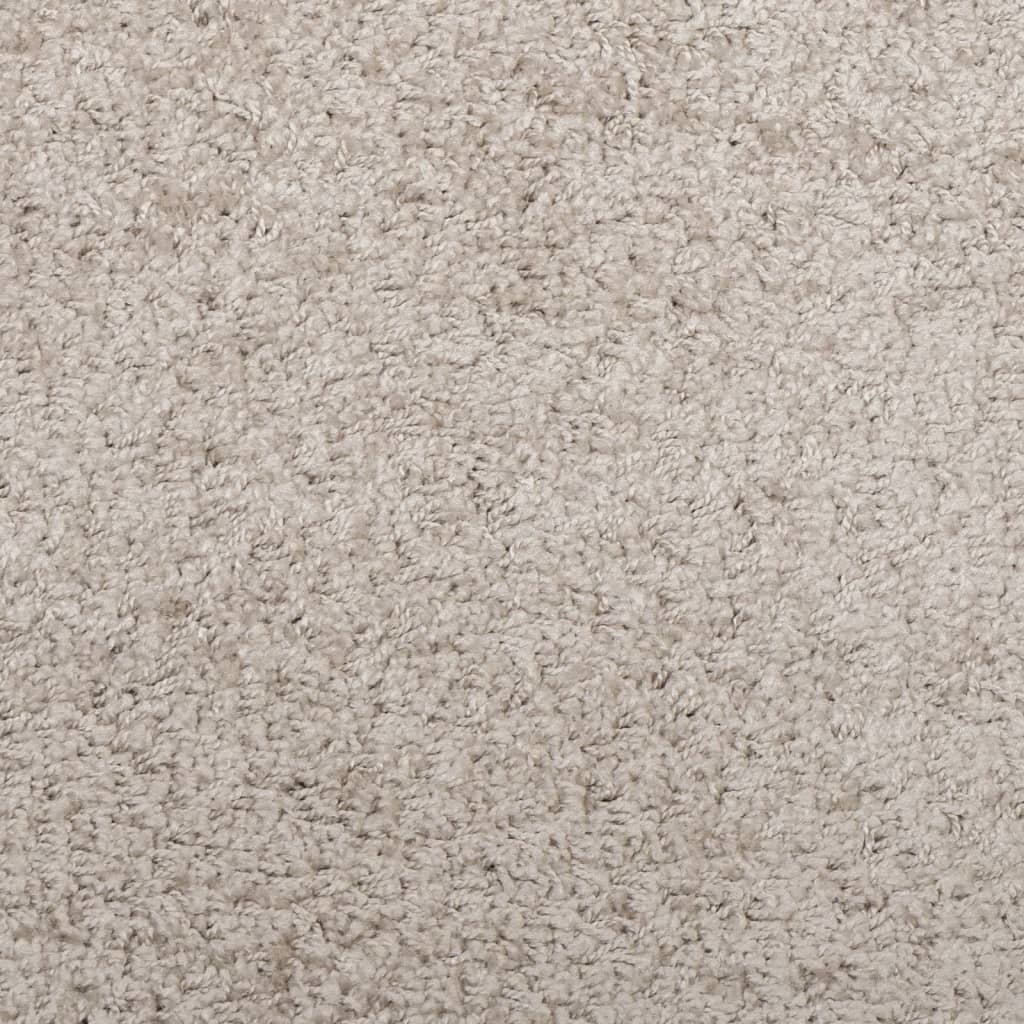 vidaXL Tappeto Shaggy PAMPLONA a Pelo Lungo Moderno Beige 80x200 cm