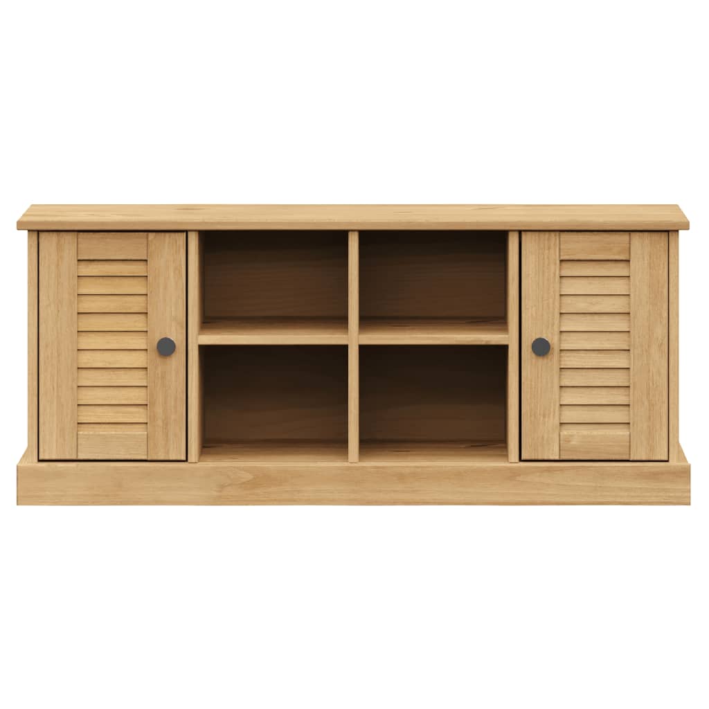 vidaXL Panca Porta Scarpe VIGO 106x35x45 cm in Legno Massello di Pino