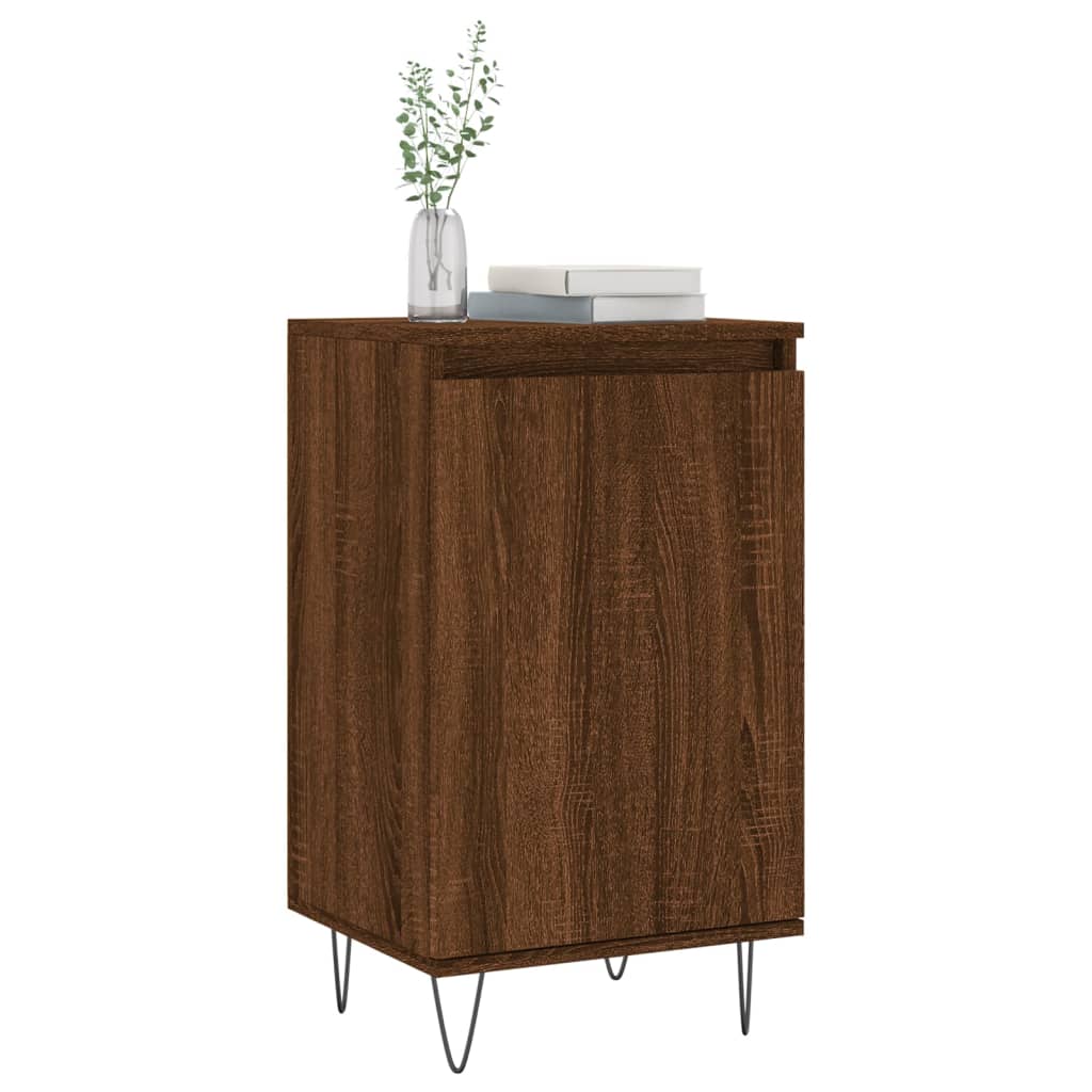 vidaXL Credenza Rovere Marrone 40x35x70 cm in Legno Multistrato