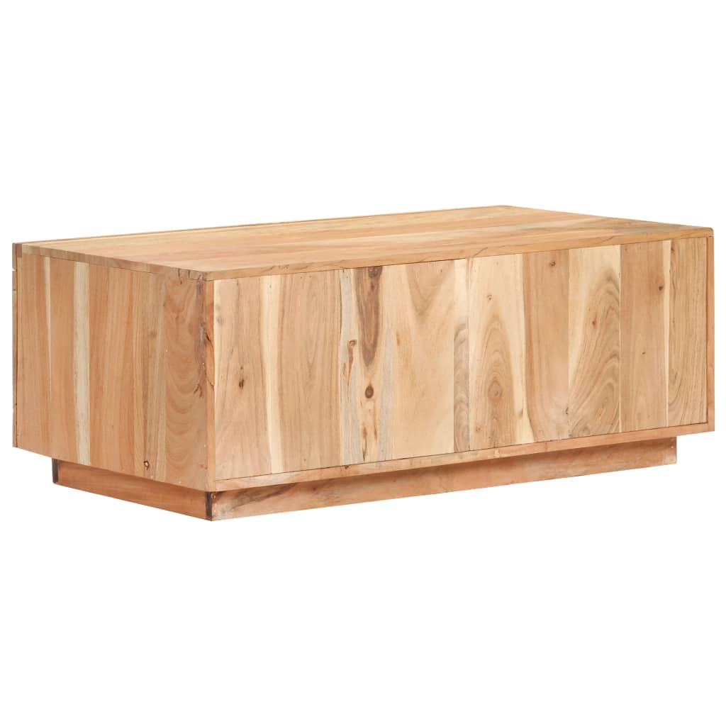 vidaXL Tavolino da Salotto 90x50x35 cm in Legno Massello di Recupero