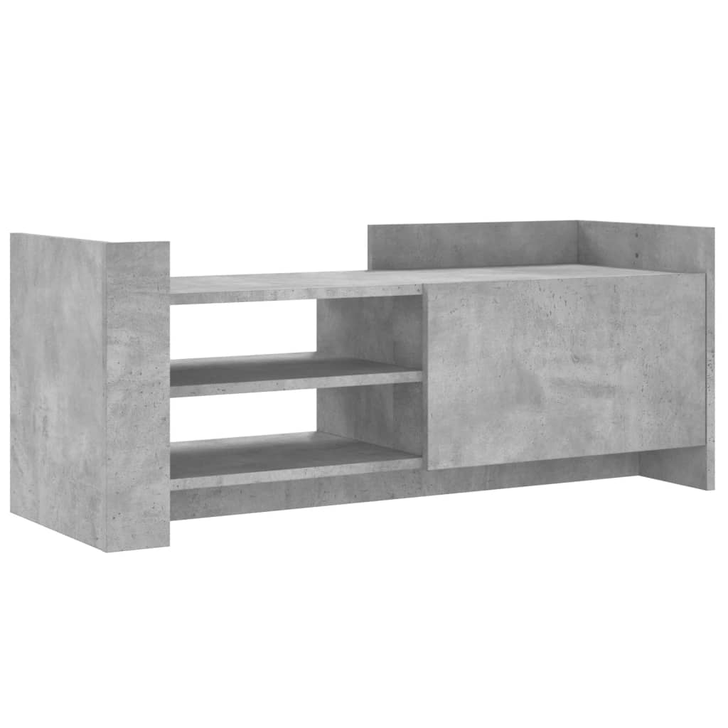 vidaXL Mobile per TV Grigio Cemento 100x35x40 cm Legno Multistrato