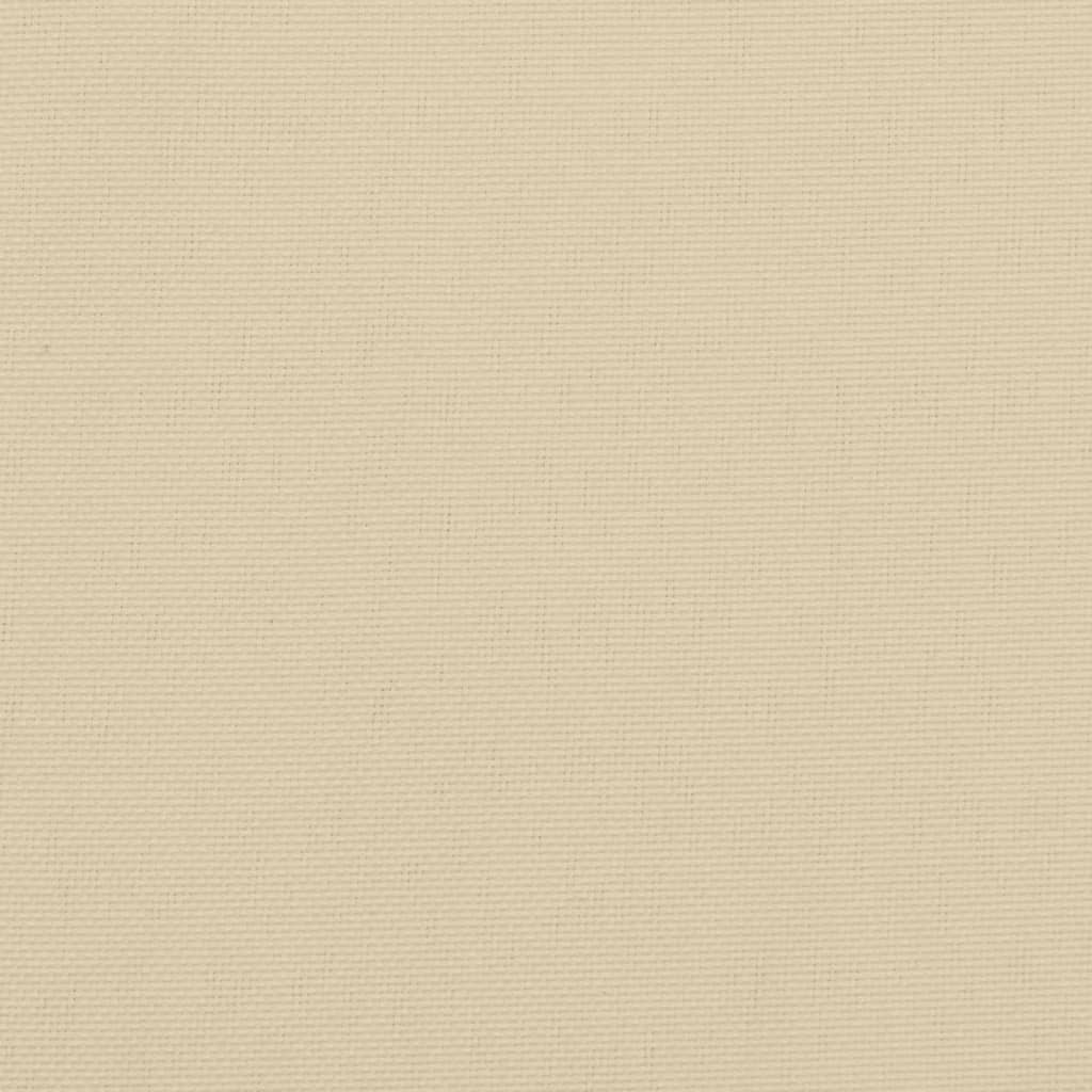 vidaXL Cuscini per Sedia 4 pz Beige 40x40x7 cm in Tessuto Oxford