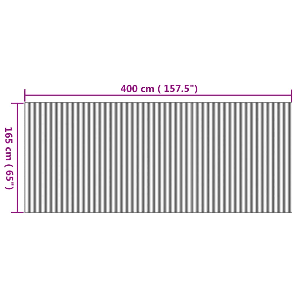 vidaXL Divisorio Ambienti Naturale 165x400 cm in Bambù