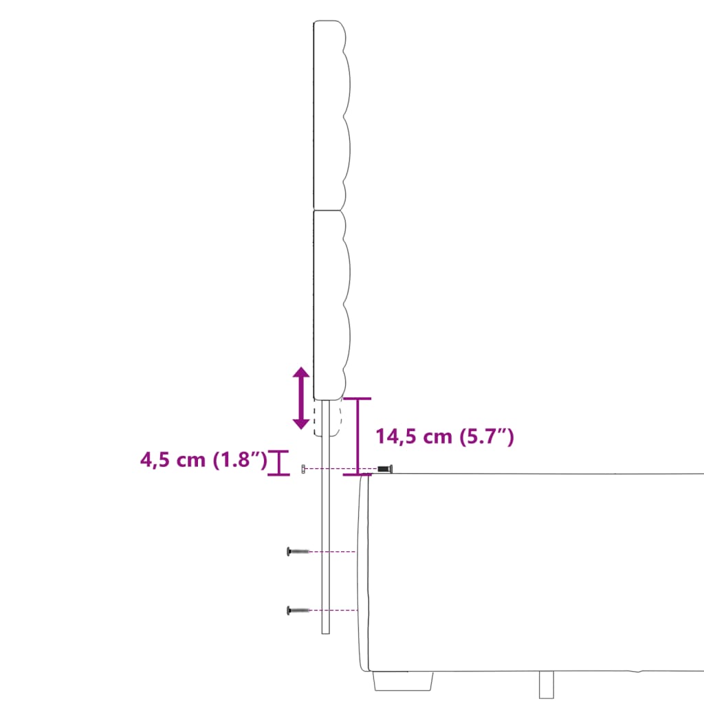 vidaXL Giroletto a Molle con Materasso Rosa 140x200 cm in Velluto