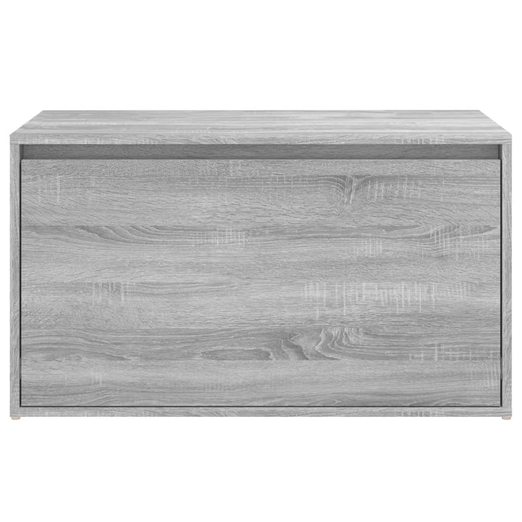 vidaXL Panca da Ingresso 80x40x45 cm Grigio Sonoma Legno Multistrato