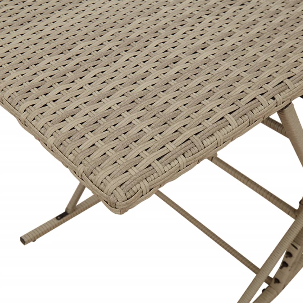 vidaXL Set da Pranzo da Giardino 7 pz Cuscini Polyrattan Grigio Chiaro