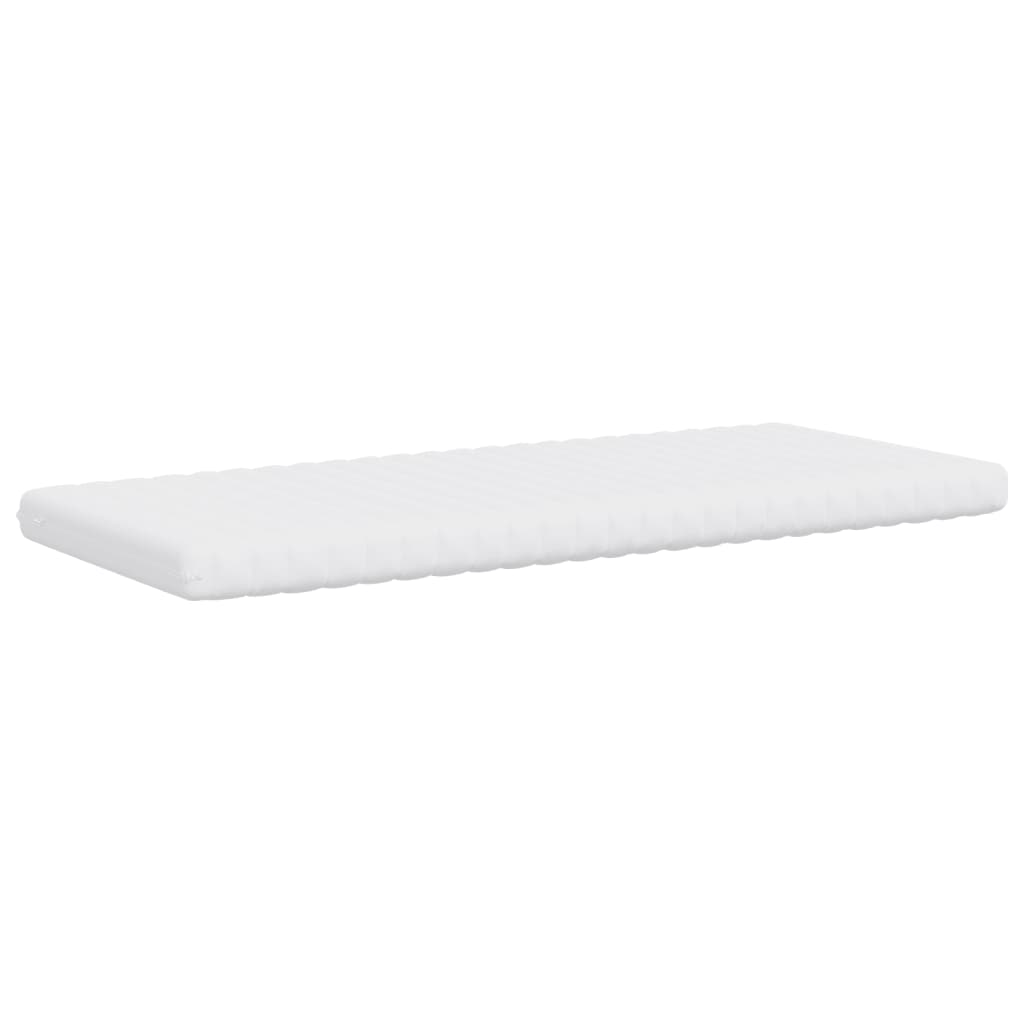 vidaXL Materasso in Schiuma Bianco 100x200 cm 7 Zone Durezza 20 ILD