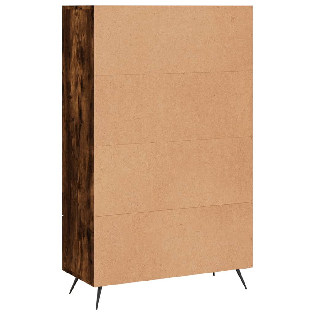 vidaXL Credenza Rovere Fumo 69,5x31x115 cm in Legno Multistrato