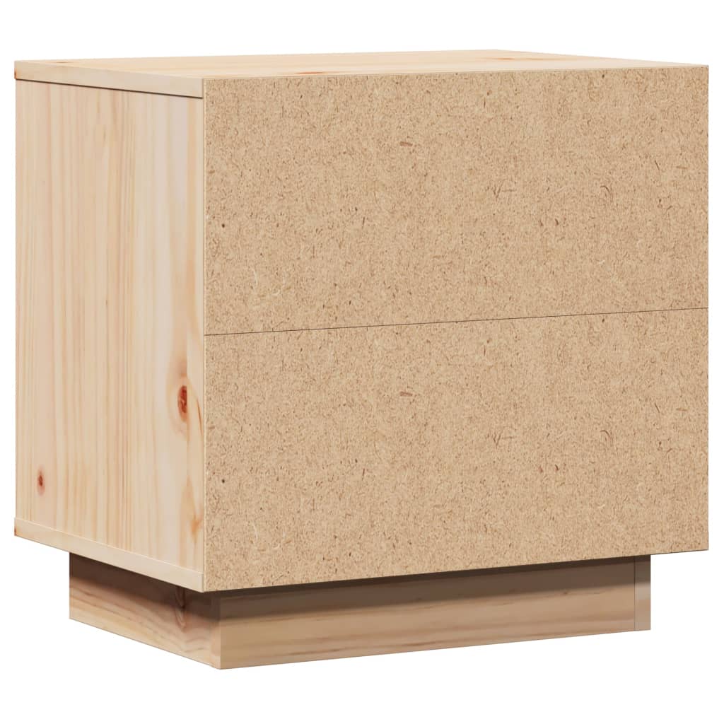 vidaXL Comodini 2 pz 40x30x40 cm in Legno Massello di Pino