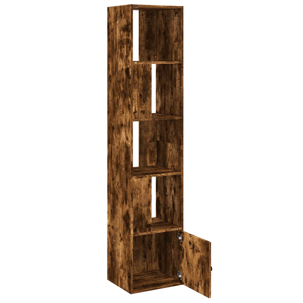 vidaXL Libreria Rovere Fumo 40x36x189 cm in Legno Multistrato