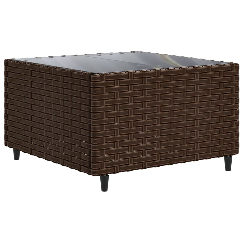 vidaXL Set Mobili da Giardino 6pz con Cuscini in Polyrattan Marrone