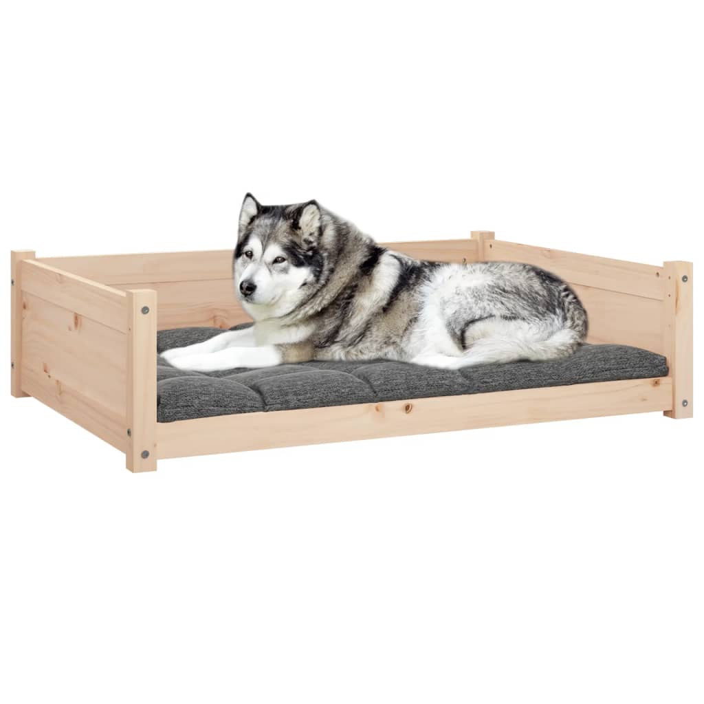 vidaXL Cuccia per Cani 105,5x75,5x28 cm in Legno Massello di Pino