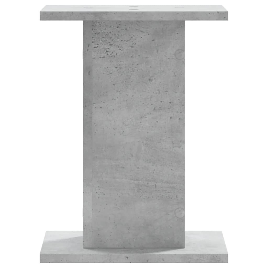 vidaXL Supporti per Piante 2 pz Grigio Cemento 30x30x50 cm Truciolato