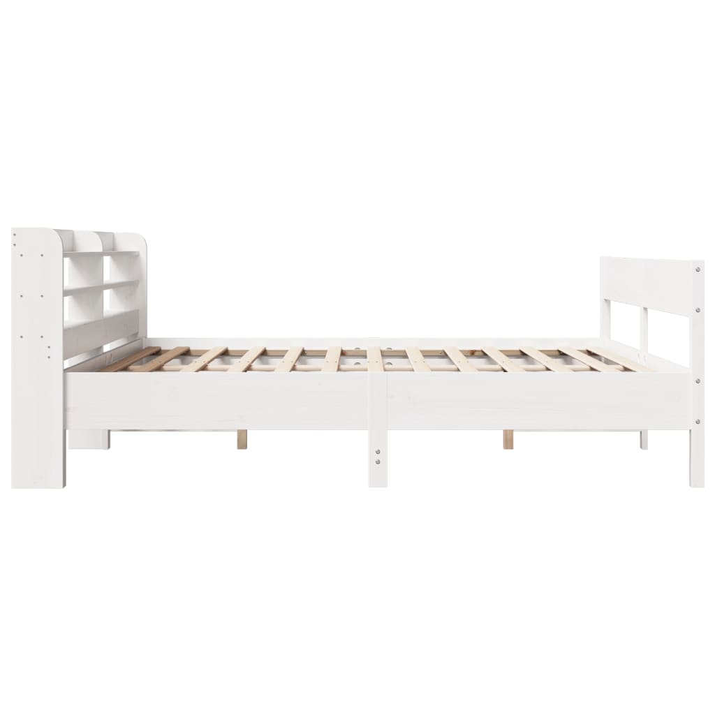 vidaXL Letto senza Materasso Bianco 180x200 cm Legno Massello di Pino